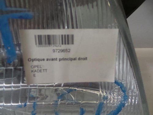Optique avant principal droit