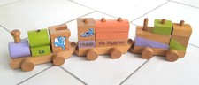 Train en bois de Tilapin 13 pièces