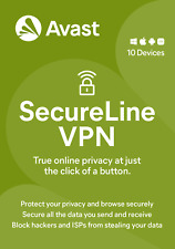 Avast SecureLine VPN 2025 1 ou 2 Ans Multi-Appareils avast! 2024 FR