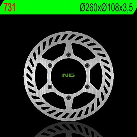 Disque frein avant - ng, gas