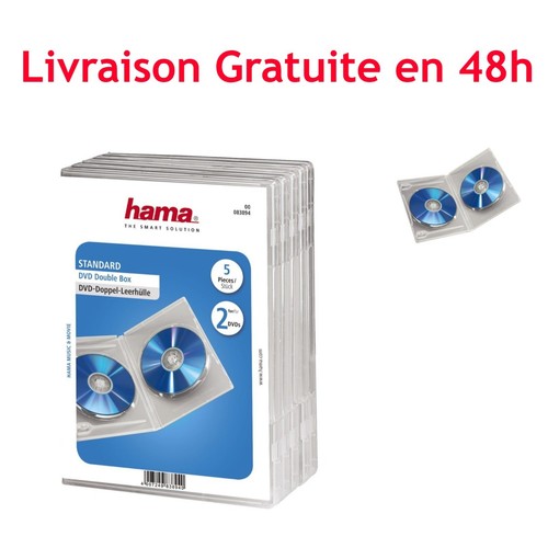 Boîtiers doubles dvd - dvd, cd