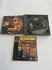 PLAYSTATION 1 PAL BLACK LABEL GAME CRASH BANDICOOT DISK SURFACE IN LIKE NEW COND