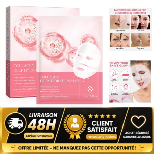 Masque visage collagène bio