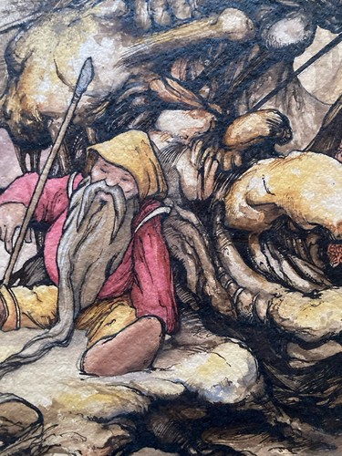 Peinture gouache encre papier - gouache,