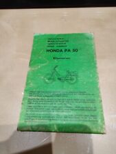 HONDA PA50 CAMINO  1976  manuel utilisateur ou conducteur, owner's manual