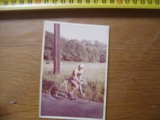 PHOTO film man and bicycle racing bike PHOTOGRAPH