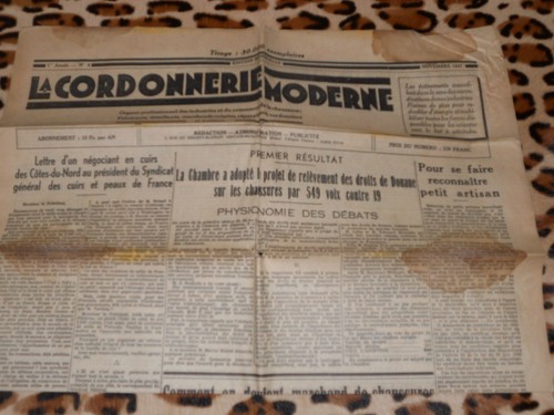 Cordonnerie moderne n - cordonnerie,