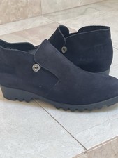 Arche Made In France Black Suede Bootie # 39 New No Box