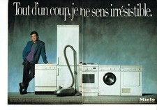 1987 Advertising 220 Miele Advertising Washer Dryer Linen Vacuum (2) 