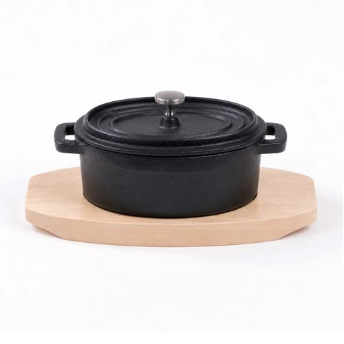 Mini cocotte fonte ovale - mini,