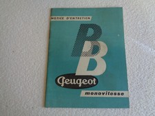 ANCIENNE notice entretien B B