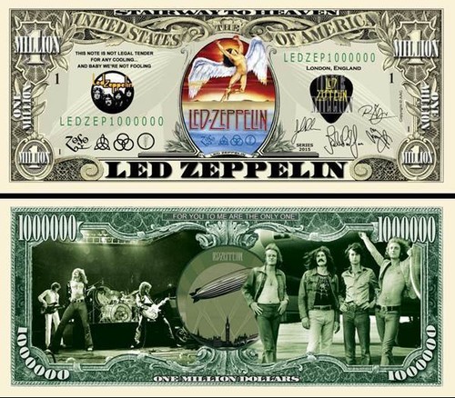 Led zeppelin billet 1 - -,
