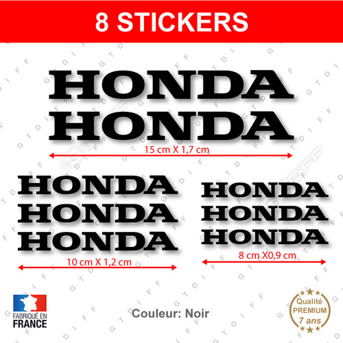 Stickers honda noir - stickers,