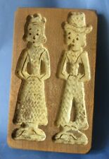 Chocolate Carved Wood Mold Cake Butterbread? folk art 