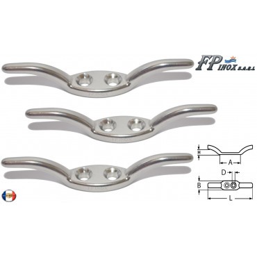 Taquet fanion inox longueur - a2,