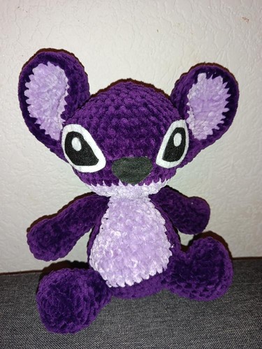 Peluche stitch violette - stitch, en