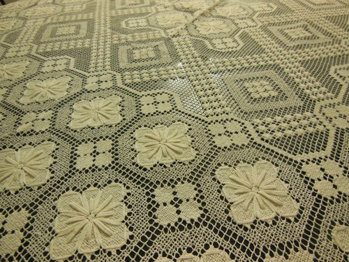 Superbe nappe ancienne main