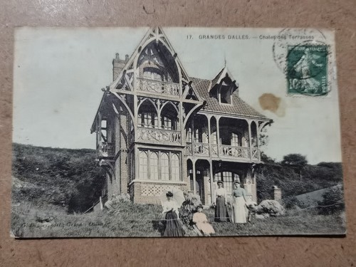 Cpa les grandes dalles - 76,