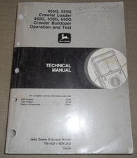 John Deere 450G 455G 550G 555G