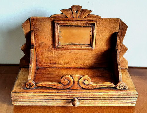 Petit meuble ancien mural - , avec