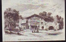 1861 -- RUINES DU JOUG D URI A AMSTEG G861