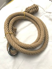 Corde Lisse a Grimper Chanvre Naturel Agres pour Portique