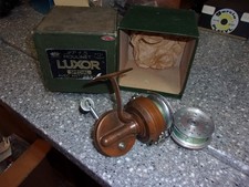 A96 vintage luxor fishing reel with box and extra spool No. 15 Moulinet special