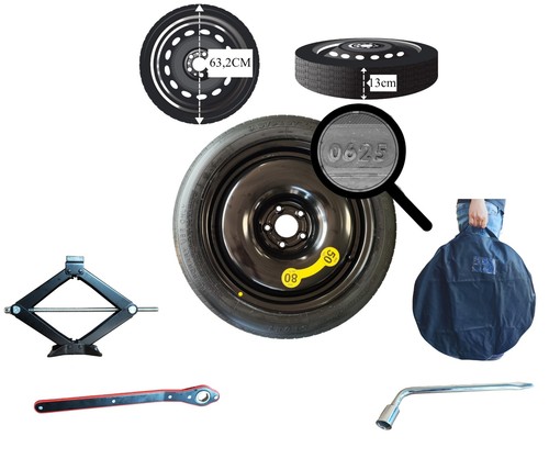 Kit roue secours - secours, (galette)