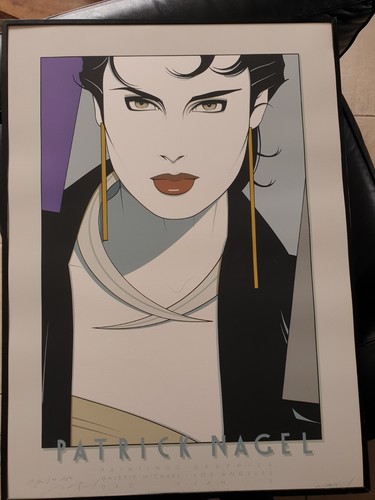 Patrick nagel serigraphie 1983 - nagel,