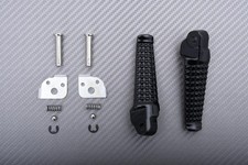 Paire Repose Pieds Passager / Arrière Noir SUZUKI DRZ 400 / SM DR-Z 2005-2018