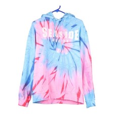 Ragwear Tie-Dye Hoodie - Medium Blue Cotton Blend