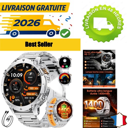 Sunkta montre connectée homme - connectée,