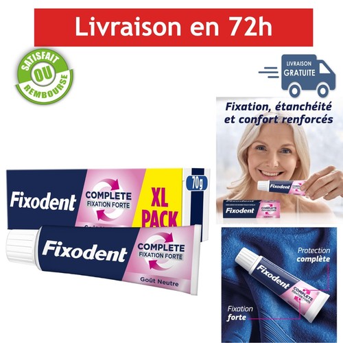 Fixodent crème adhésive - fixodent,