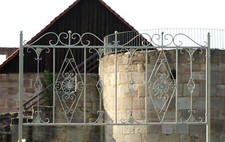 Clôture de jardin en fer