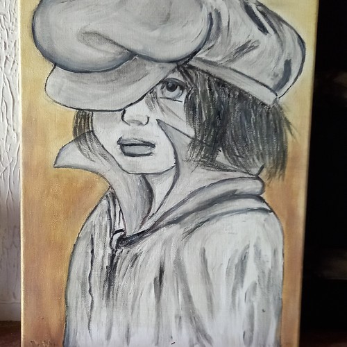 Gavroche peinture acrylique - gavroche,
