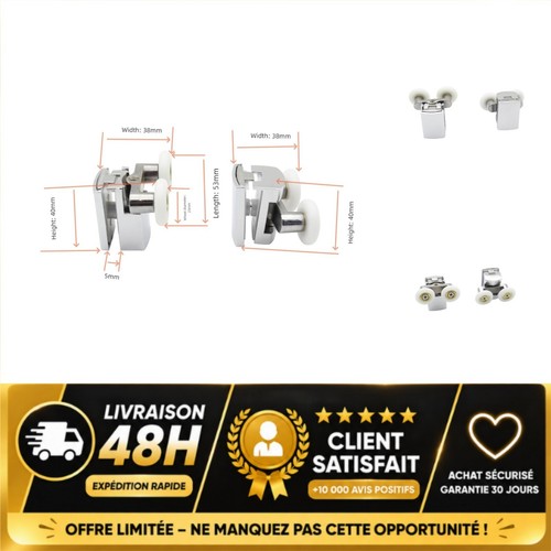 Rouleaux porte douche 23 - porte,
