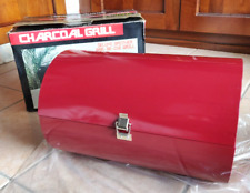 Brother Smoker Portable Mini Barbeque Grill Double Plate Red