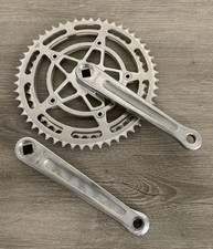 STRONGLIGHT CRANKSET DOUBLE 45-52 TOOTH 170 MM ARM LENGTH FRENCH PEDAL THREADS