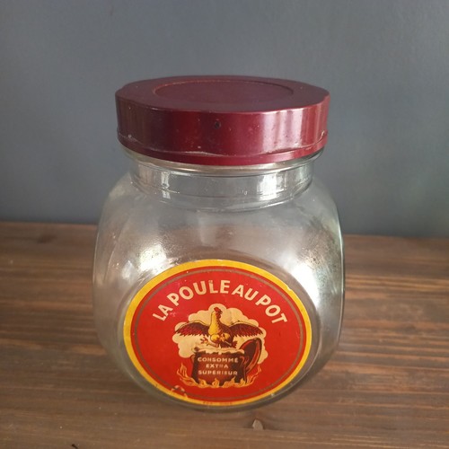 Ancien bocal poule pot - ancien, la
