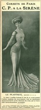 Publicité ancienne corsets de