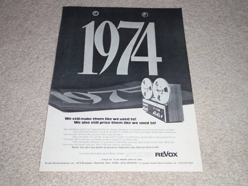 Revox a77 ouvert bobine - a77,