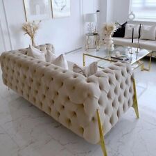 Salon Canapé Capitonnée 