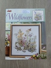 Wildflowers Lanarte by Leisure Arts Counted Cross Stitch Pattern #3545 NEW OOP