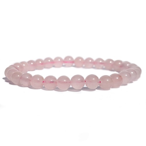 Bracelet perles quartz rose - perles,