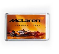 MCLAREN F1 racing car Formula 1 fridge magnet 7x4.5cm  Norris, Piastri, SENNA