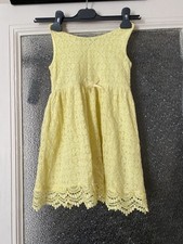 Robe Dentelle Jaune h&M 5/6
