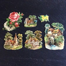 Anciens Chromos Lot de 6