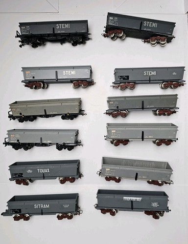 Lot wagons fret - 12, sncf