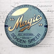 Boîte de cirage ancienne « Magic Schoen Smeer »