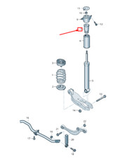 AUDI A4 Avant B9 Ressort